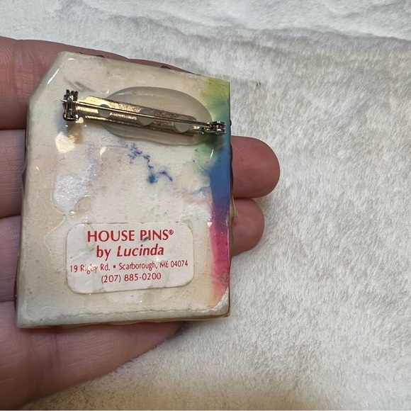 Vintage Pin Brooch House Pins by Lucinda - Picture 7 of 9